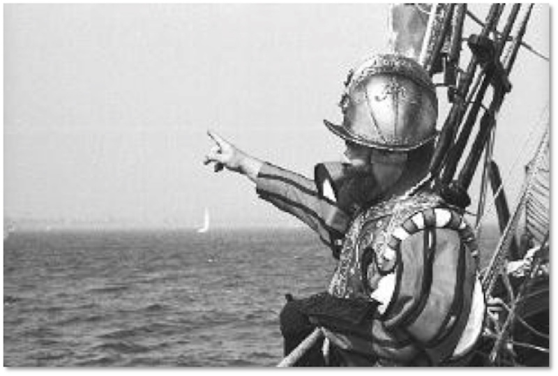 Reenactment of Cabrillo's landing