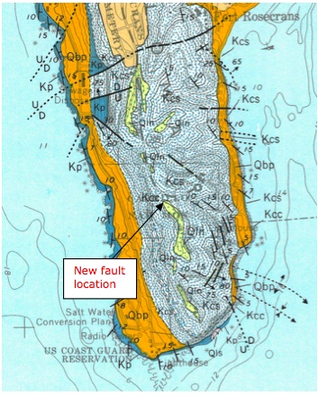 Map of New Fault