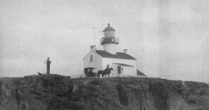 Old Point Loma Lighthouse in 1890's