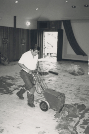 NPS Archives – Construction work on Visitor Center Complex, 1964