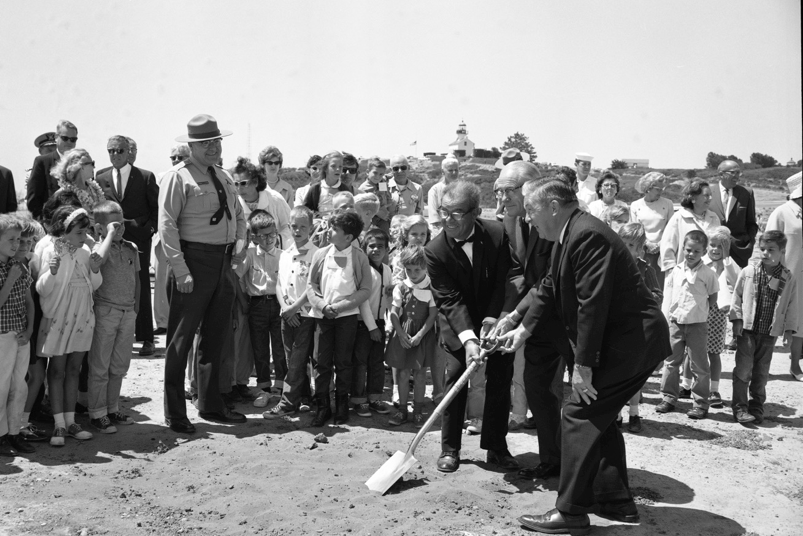 NPS Archives - Visitor Center Groundbreaking, 1964