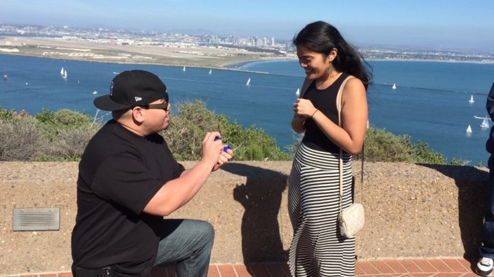 Marriage Proposal at Cabrillo