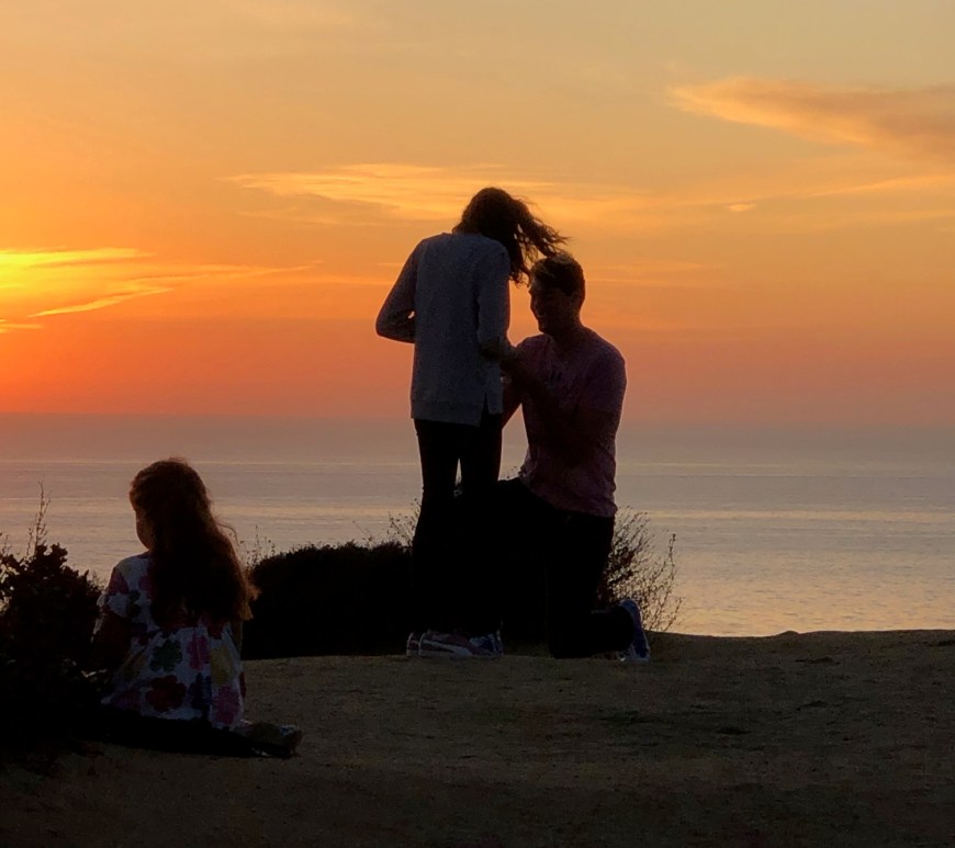 A Marriage proposal at Cabrillo