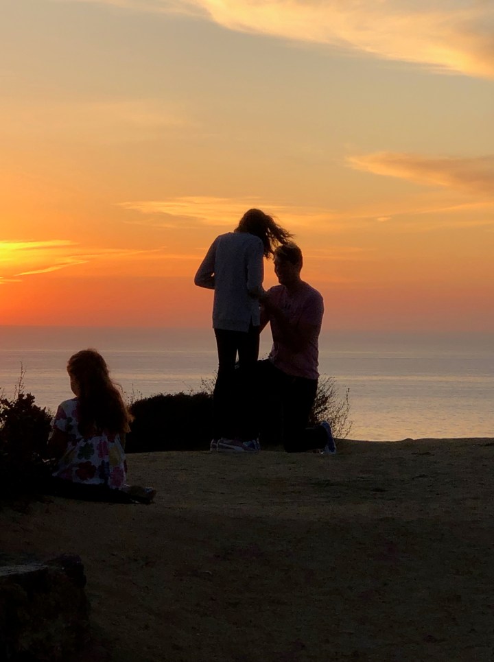 A Marriage proposal at Cabrillo