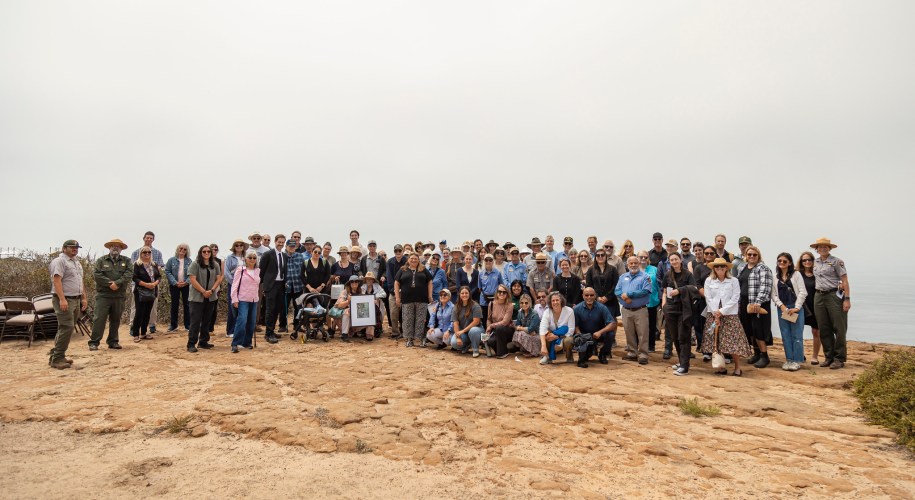 A group of people posing for a photo